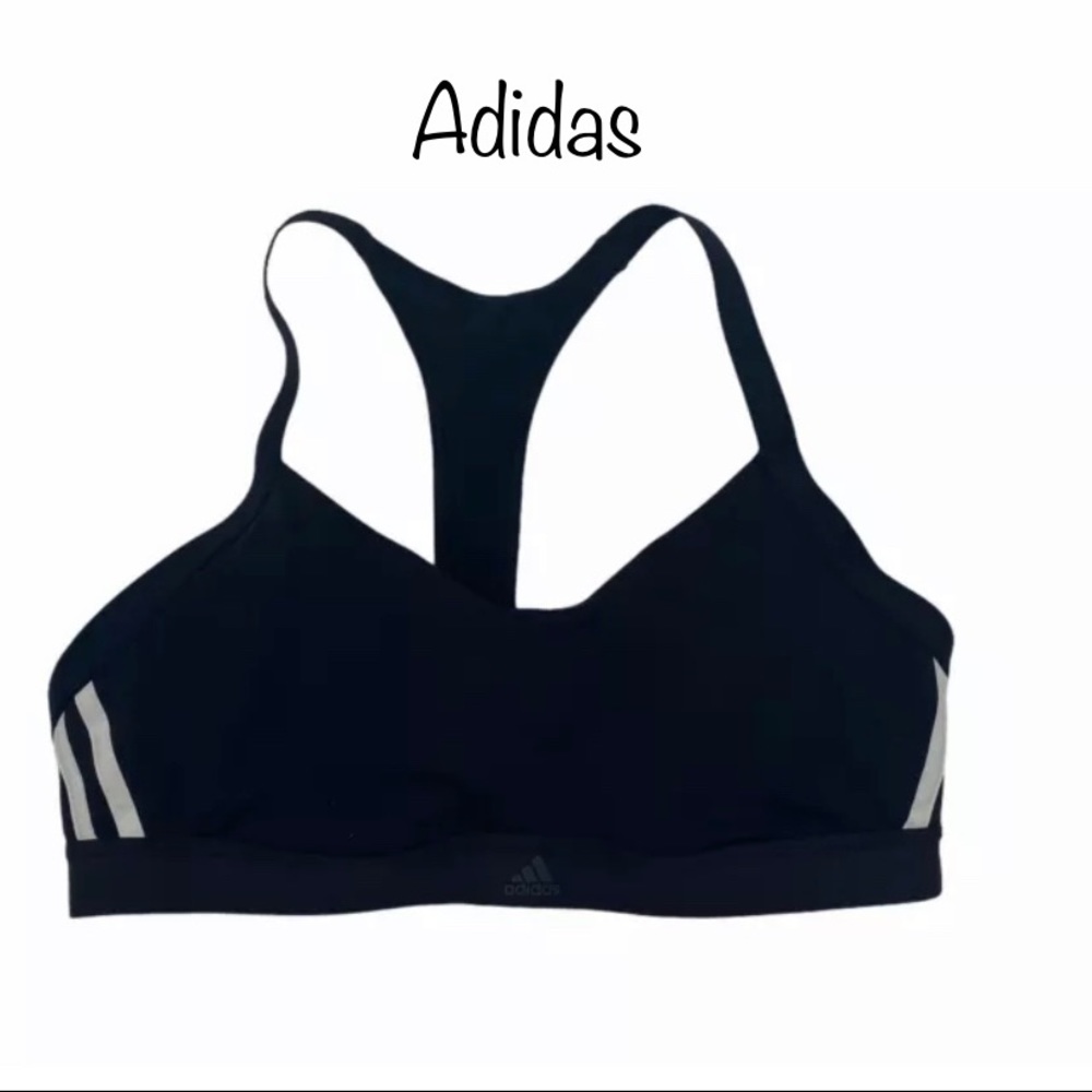 Adidas All Me Large Sports Bra Black/White